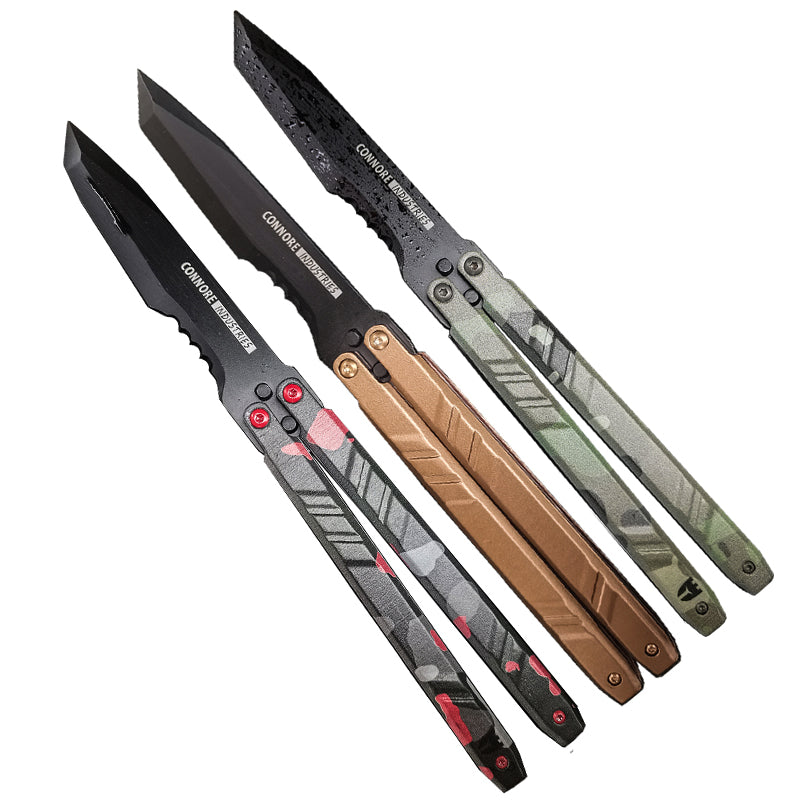 Good price! JL-03AB tactical free-swinging knife 420 blade Cast steel handle hollowed out pocket camping combat knifes BM42 Kni