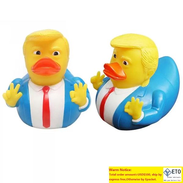 Creative PVC Trump Duck Party Favor Bath Floating Water Toy Party Supplies Funny Toys Gift