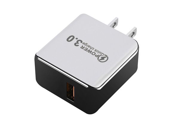 QC3.0 Power Adapter Eu US plug Fast Quick Charger 5V 3A Wall Chargers For Iphone Samsung Pc Mp3 Android Multiple phone models