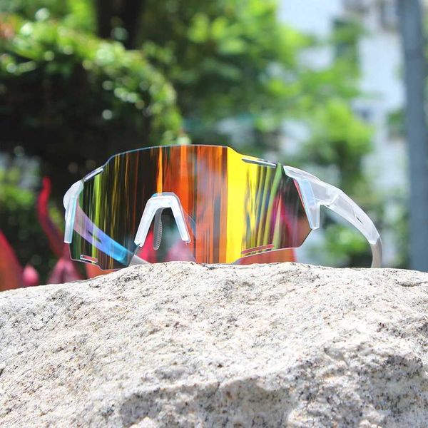 JSJM 2024 New Outdoor Sports Cycling Glasses Bike Photochromic Polarized Sports Sunglasses MTB Bicycle Goggles Eyewear Men WomenXJ240829