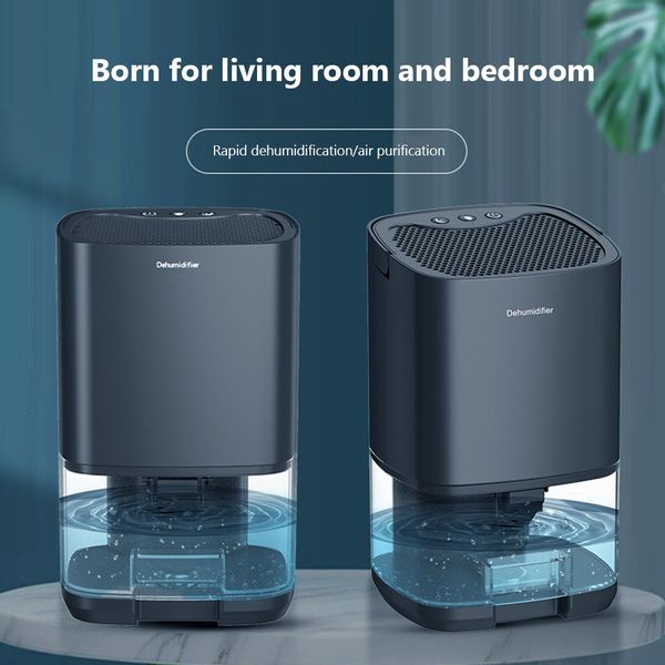 Other Home Garden 1000ML Portable Dehumidifier Moisture Absorbers Air Dryer Quiet with Colorful LED Night Light for Office 2305706