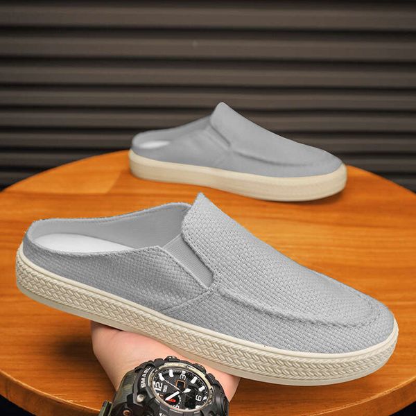 Men&#039;s Sneakers Summer Slip-On Loafers Platform Outdoor Casual for Men New Closed Toe Slippers en Surface Slip-on Shoes