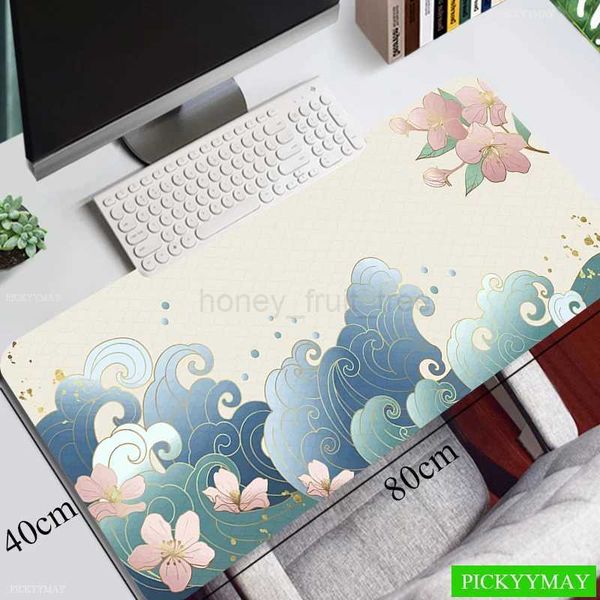 Abstract Art Large Mat Office Mouse Pad Big Gamer Mousepad 100x55cm Rubber Keyboard Mats Desk Pad Mat Table Carpet MausepadM240802