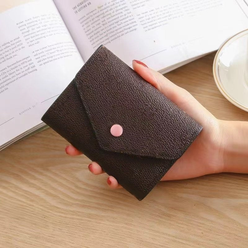 Designer Women Ms. Wallets Holders for women Coin Purse Small Wallet victorine Woman Card Holder Luxury Brown Flower Short Wallets Mini Wallets With
