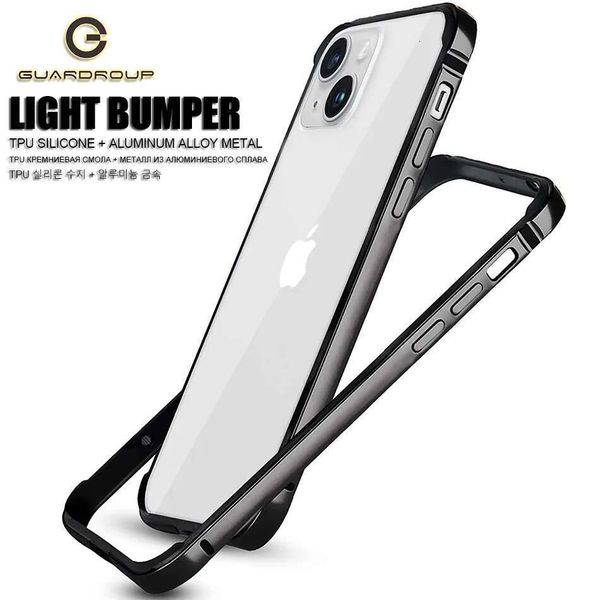 2025 New Model Suitable For Iphone 13 12 11 14 Plus 15 16 Pro Max X XR XS Mini Silicone Frame Metal Back Accessory Lightweight Aluminum Bump