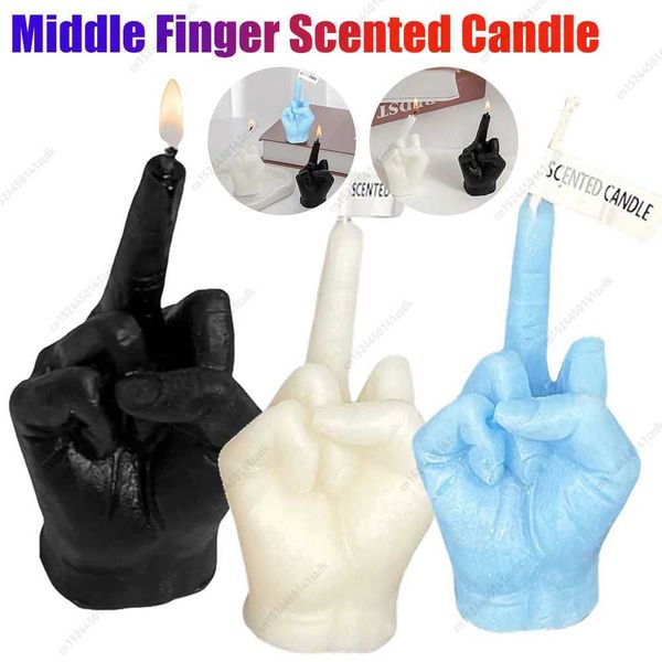 Creative Candles with Finger shaped Gestures Fragrant Candles Unique and Interesting Gifts Home Decor Decoration Festival Supplies Y250118