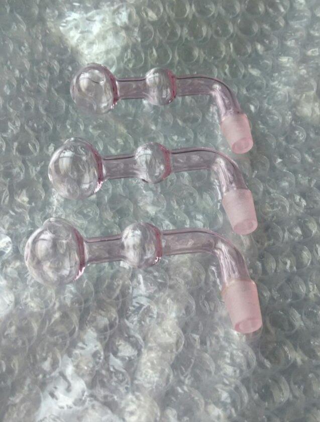 Pink Bubble Bottle Glass Bongs Accessories Glass Smoking Pipes colorful mini multi-colors Hand Pipes Best Spoon glas