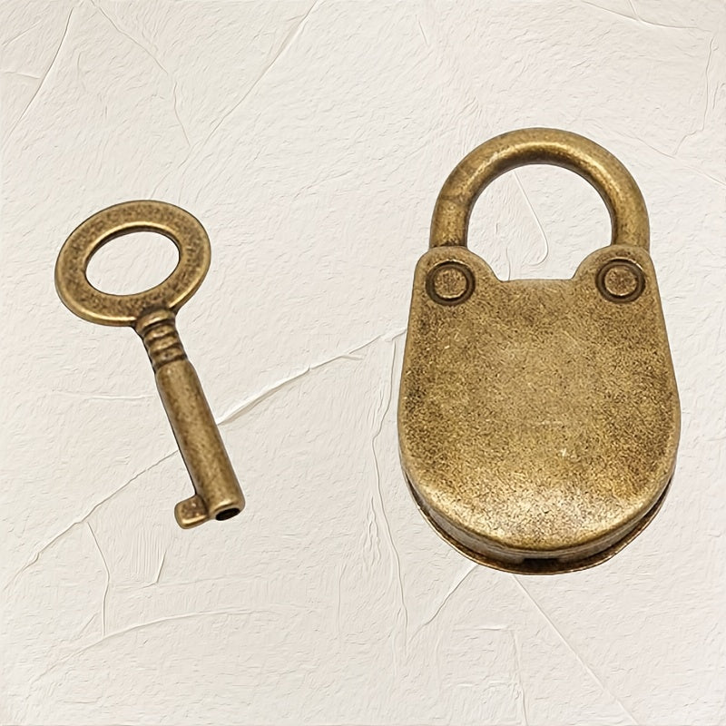 TEMU 2pcs-set Vintage Bear Padlock, High-grade , Gift Box Padlock, Notebook Lock, Home Cabinet Lock, Door Padlock, Jewelry, Ceremonial Jewelry