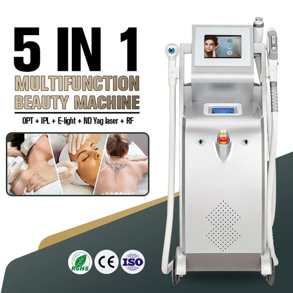5 in 1 CE Approved Elight Pigmentation Removal IPL Hair Removal Rf Skin Tightening Face Lift Anti-aging machine