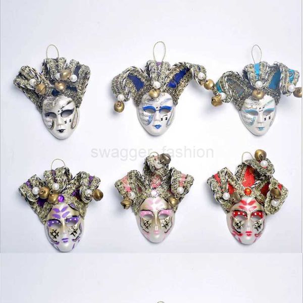 Cute Clown Full Face Mask Refrigerator Magnets Venice Fridge Magnet Travel Mask Ornament Refrigerator Decoration Souvenir GiftXJ240809