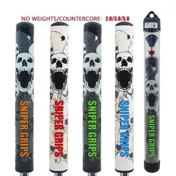 Club Grips Golf Putter gripSoft Feel skull patternSoft Feeling5Colors OptionalNO WEIGHT 2.03.05.0 Q240928