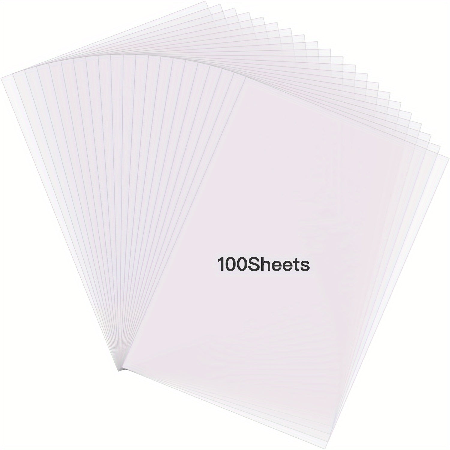 TEMU 100 Sheets A4 Tracing Paper, Transparent Vellum Paper, 8..7 Inches(21 X 29.7cm)– 38lb-60gsm For Pencils, Markers & Inks – Ideal For Tracing,