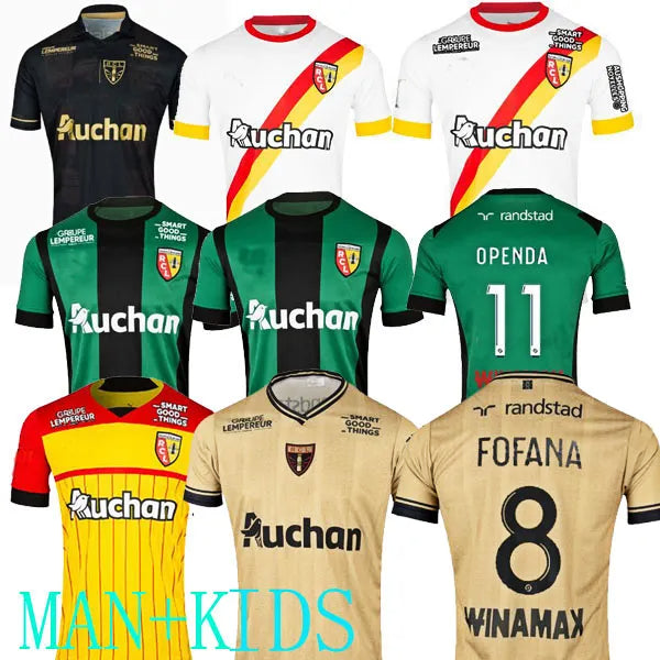 2022 RC Lens third away maillot soccer jerseys 22 23 Saint-Barbe KAKUTA OPENDA 11 GANAGO SOTOCA FOFANA GRADIT FORTES Football Shirts 2023 kids home
