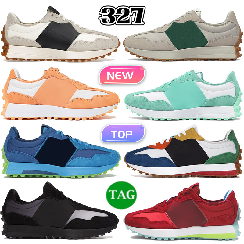 2023 Designer 327 running shoes Nightwatch Green light beige casablanca sea salt black summer mint fog grey mesh multicolor Gauff denim fashion men