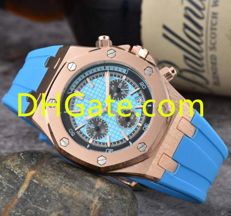 New Audemaxx Piguxx Top Brand Watch Designer Quartz Movement Watches Men High Quality Man Wristwatch Relojes Montre Clock Gifts