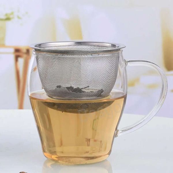 Stainless Steel Metal Mesh Strainers 7.2Cm Diameter Reusable Infuser Spice Filter Teapot Tea Strainer Kitchen Tool Bh8352 TYJ