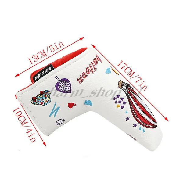 Other Golf Products Putter Headcover Magnetic Cover PU Leather Club Head Covers Iron Protector Reusable Accessories Headcovers 338