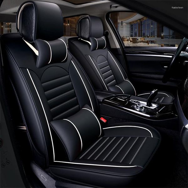 Car Seat Covers Leather Universal For All Models 3 5 6 CX-5 CX-7 CX-9 CX-30 CX-3 Automobiles Accessories Styg
