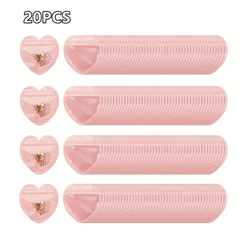 TEMU 20pcs Jewelry Bags - Elegant Gift Packaging For Necklaces, Earrings, Bracelets | Weddings, Birthdays, Valentine's Day & Halloween | Durable