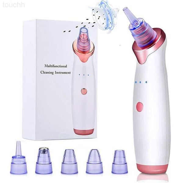 Electric Face Scrubbers Blackhead Remover Vacuum Suction Pore Cleaner Acne Comedone Whitehead Extractor Face Nose T Zone Spot Cleaner USB Re