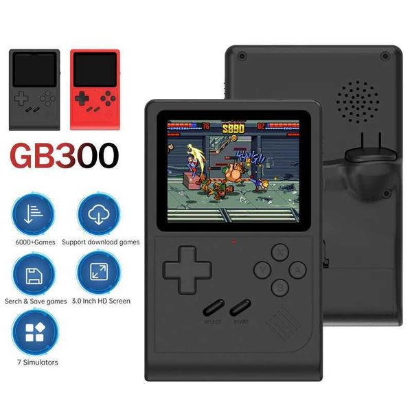 GB300 3.0 inch Sn Built-in 6000 Game Handheld Game Console Player Video game console For SF-SFC-GB-GBA port AV OutputXJ241204
