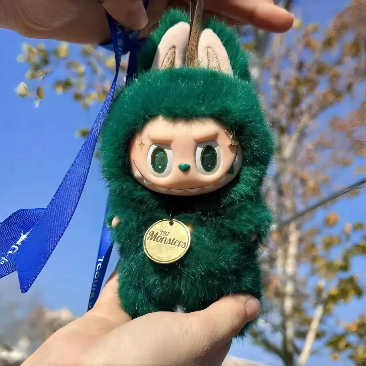 High Quality Zimomo Little Leader Change Baby Green Limited Edition Plush Vinyl Labubu Doll Pendant Gift X2506121