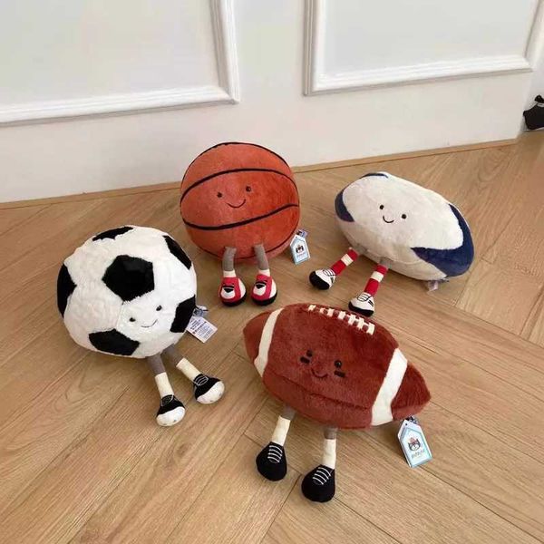 New Dollsfun Ball Sports Sports Dolls Quarto da família Toys de pelúcia Cute Decoração de decoração de decoração de decoração de carros pres