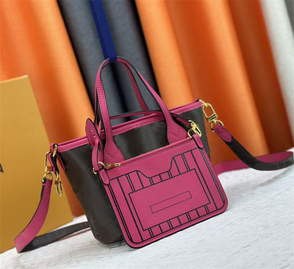 Designer L Double-sided available Totes Luxury Shoulder Bag Fashion Crossbody Bags Leather Handbag V Classic Women Pochette lvtity Messenger