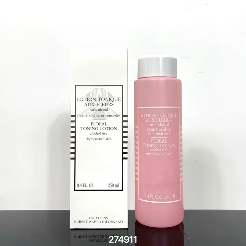 Brand lotion tonique aux fleurs 250ml floral toning lotion alcohol free Toner for dry sensitive skin Face Care Products