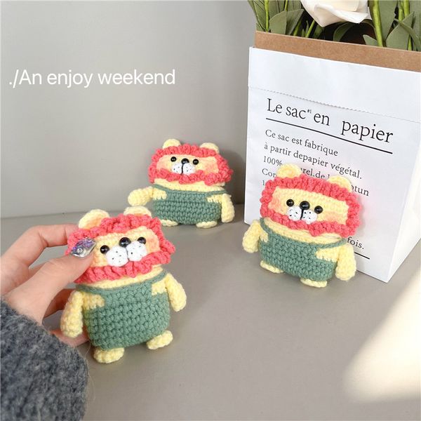 Strap pants lion suitable for Pro2 Bluetooth wireless headphone cover 1-2-3 generation knitted cute