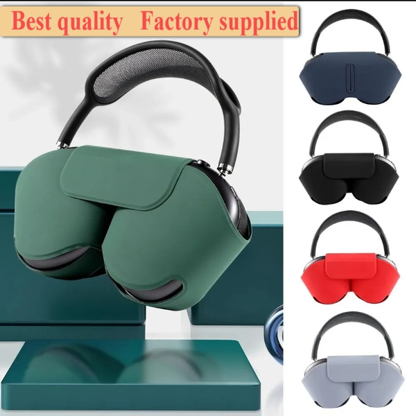 For Pods pro Max Headphone Earphone accessories ANC HIFI Metal Transparent TPU Solid Silicone Waterproof Protective Pro 2 Headset cover Case