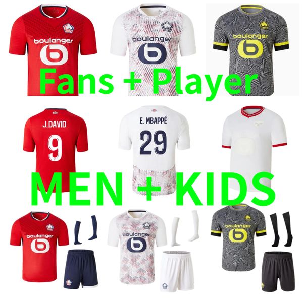 2024 2025 LOSC Lille soccer jersey DAVID FONTE BURAK BAMBA YAZICI football shirts 24 25 JIKONE R.SANCHES T.WEAH L.ARAUJO maillots Adult Kids