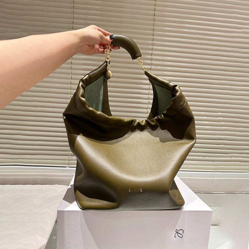 25s designer women bag large capacity garbage bag irregular hobo solid color flow package fashionable handbag