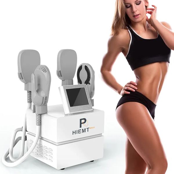 Beauty Items 4 Handles Ems Muscle Stimulator Muscle Build Ems Body Sculpt Focused Electromagnetic Machine