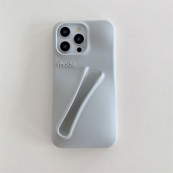 Rhode Lip Gloss Phone Case For iphone 16 pro max cases 15 14 13 Pro Max Holder Fashion INS Designer Portable Lip Balm Tint Lipstick Makeup C