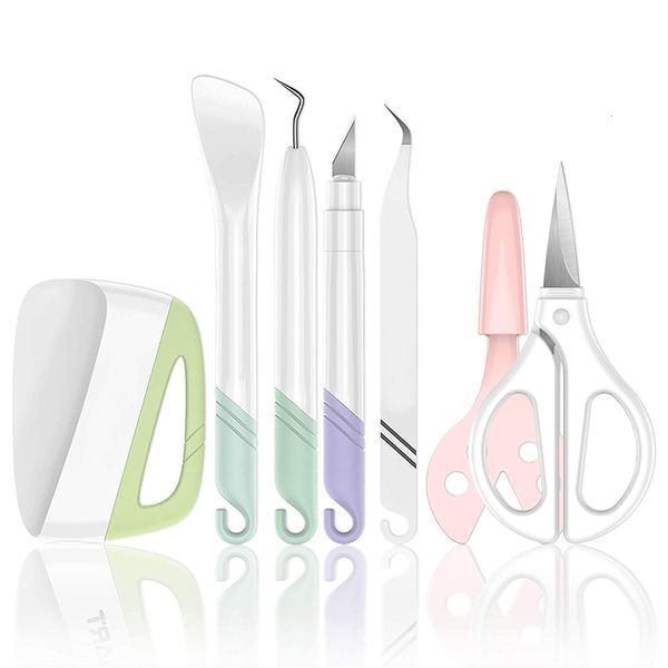 Office Scissors Craft Vinyl Weeding Tool Set Dried Flower Basic Handmade Tools Diy Kit Silhouettes Cameos Lettering Scrapbooking 230707