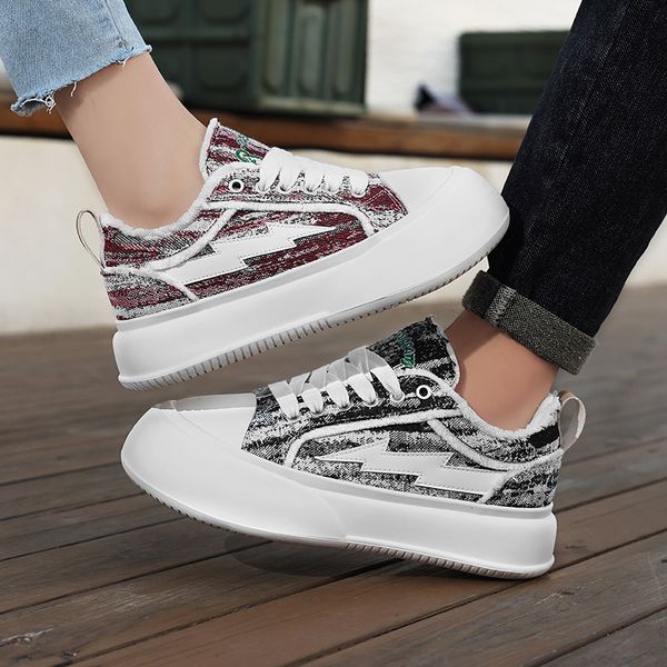 Lightningxstorm LS-ZT05 Original design handmade casual shoes, universal for men and women, couple shoes, trendy daily wear