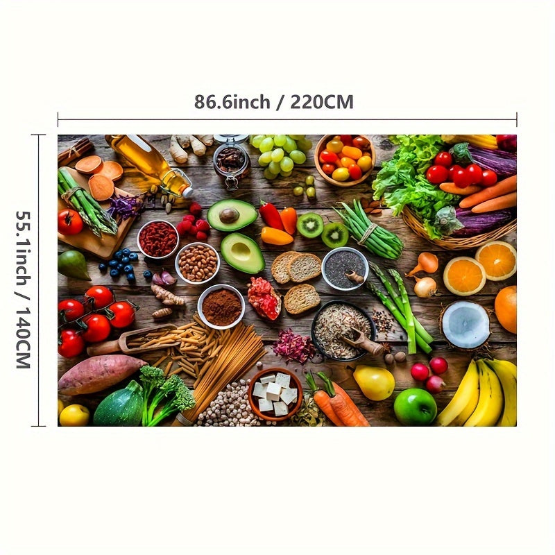 TEMU 1pc Washable, Picnics, Camping, Weddings, Birthday Parties, Christmas, Restaurants And Buffets - Protect Your Desktop With Vintage Style Table