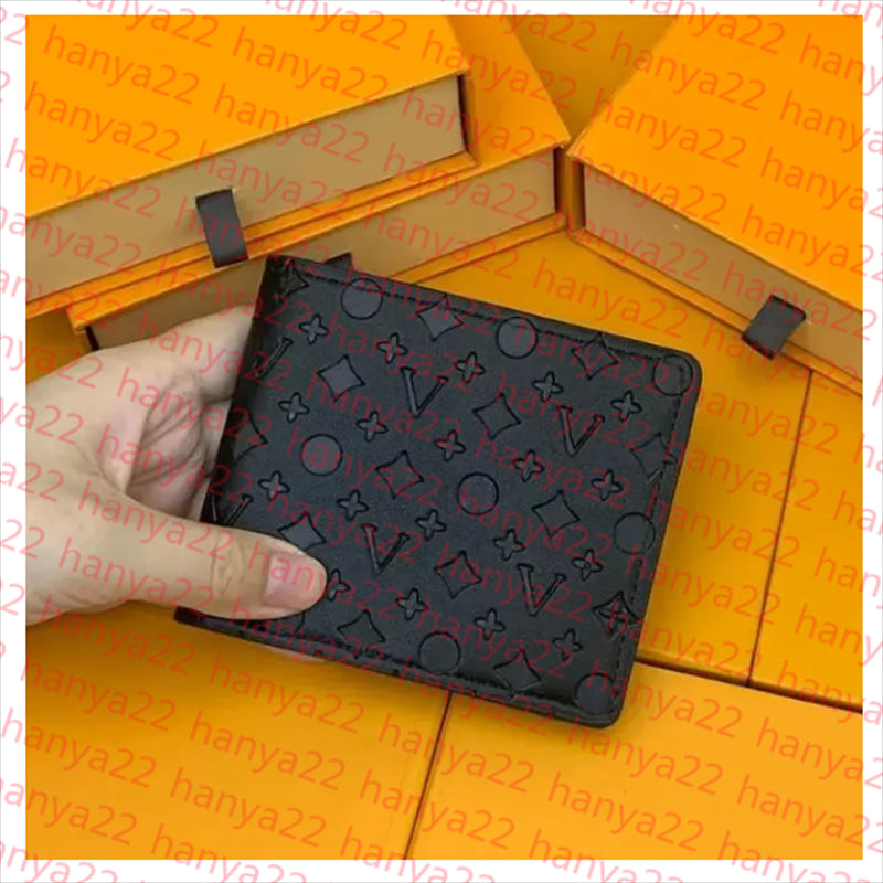5A Genuine leather Designers Men wallets flower card holder women fashion plaid style purse mens Clutch wallet luxurys Man Bags