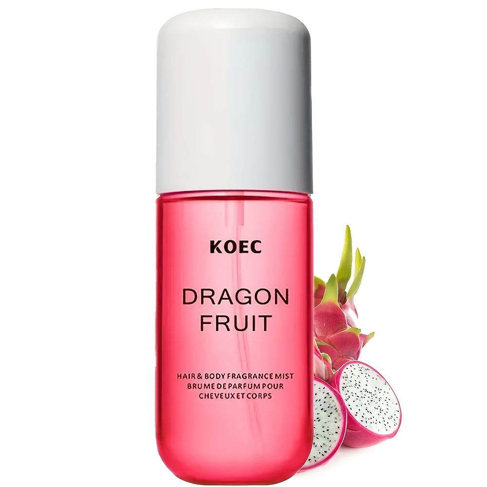 TEMU Dragon Fruit Fragrance Spray - Body And Hair Perfume Spray, Skin Care Body Spray, Cream Ladies Perfume Travel Spray, Lasting Fragrance Gift For