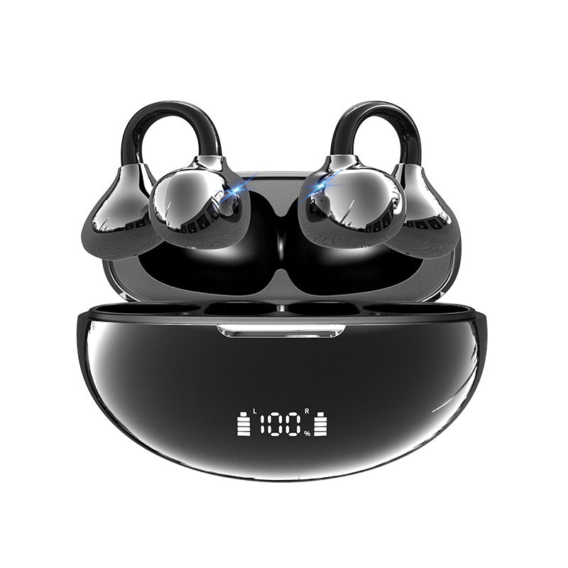 YYK Q108 Wireless Earphones Real Timer AI TranslatoDigital Display Bluetooth Translation Earbuds TWS OWS Headset Earbuds Sports Ear Music Gaming Ear