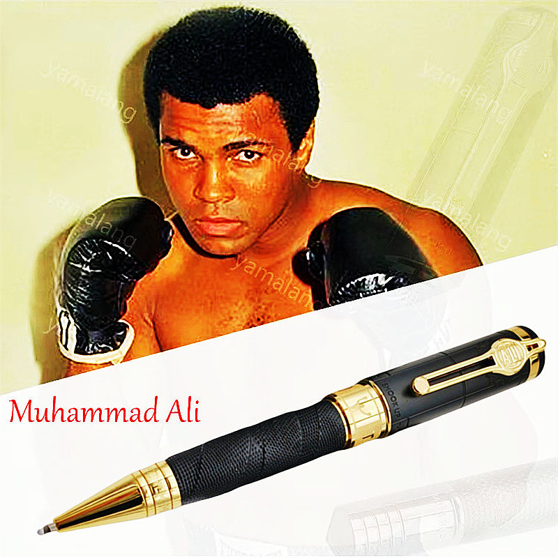 wholesale Famous Character Series Muhammad Al Special Edition 1964 Ballpoint Pens TKO-W 7 (15) Memorial Design Business Office Gift AAA Quality Roll