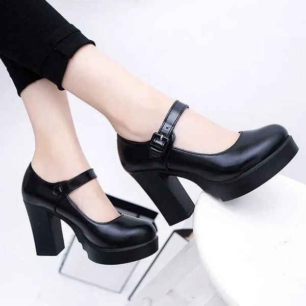 Wen Mary Jane Sapatos 2024 Plataforma de salto grossa Wens High H Trendy Cfortable Wens Shoes Z241207
