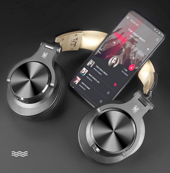 Oneodio Fusion A70 Bluetooth 5.2 Headphones Hi-Res Audio Over Ear Wireless Headset Professional Studio Monitor DJ Headphones 72H PC gaming H