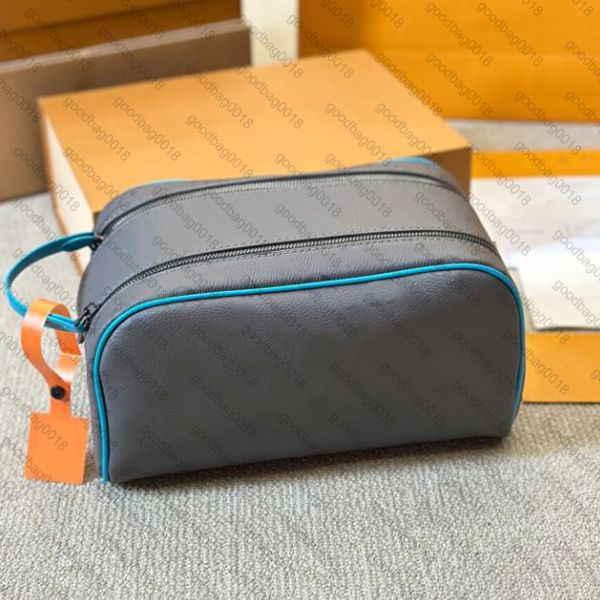 Dopp Kit Toilet Pouch handbag Brand Shoulder Crossbody Bag Leather Zipper Cosmetic Bag Women Purse Beauty Box N40127 M11482