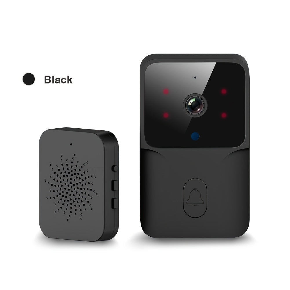 TEMU Smart Wireless Doorbell Camera Hd Video Camera, Night Vision & Voice Change Smart Home Security System Monitor, Doorbell Camera Wifi Intelligent