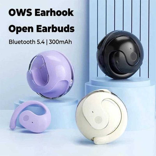 New OWS wireless earphones sport touch control earphones with microphone wireless earphones stereo earphones Y250108