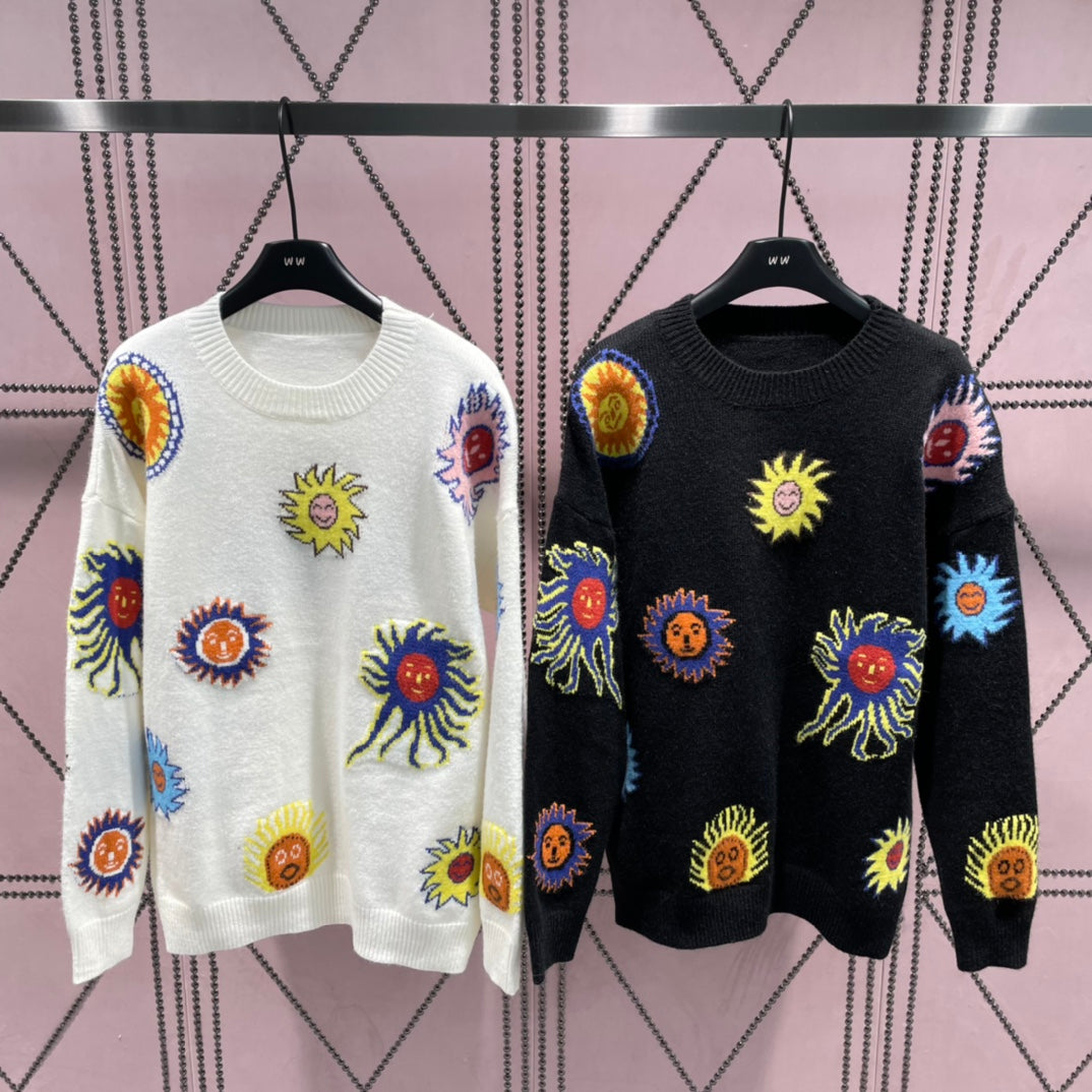 Womens Sweaters Designer Sweatshirts Knitting Round neck V neck Stylist trendy clothing Autumn winter Sweatshirt pullover Sweater top