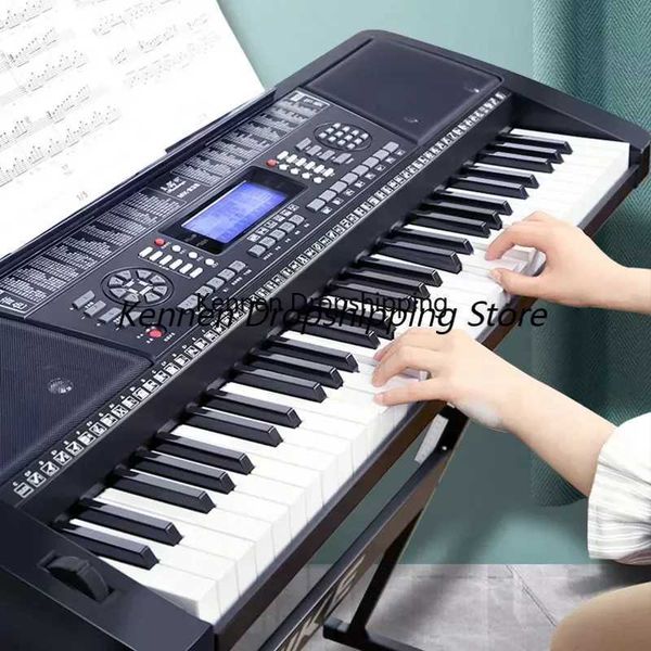 Keyboards Baby Sound Toys Electronic 61 Strong Key Children Beginner Piano Adult Teclado Music Organ Keyboard AA50EO WX5.21