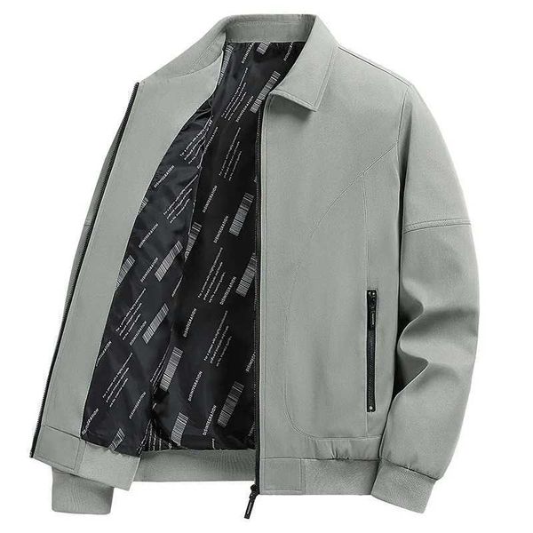 Jacket for Men Business Casual Shirts Collar Jackets Solid Color Work Wear Mens Windbreaker Casual Jacket Coats Plus Size 5XL X241017